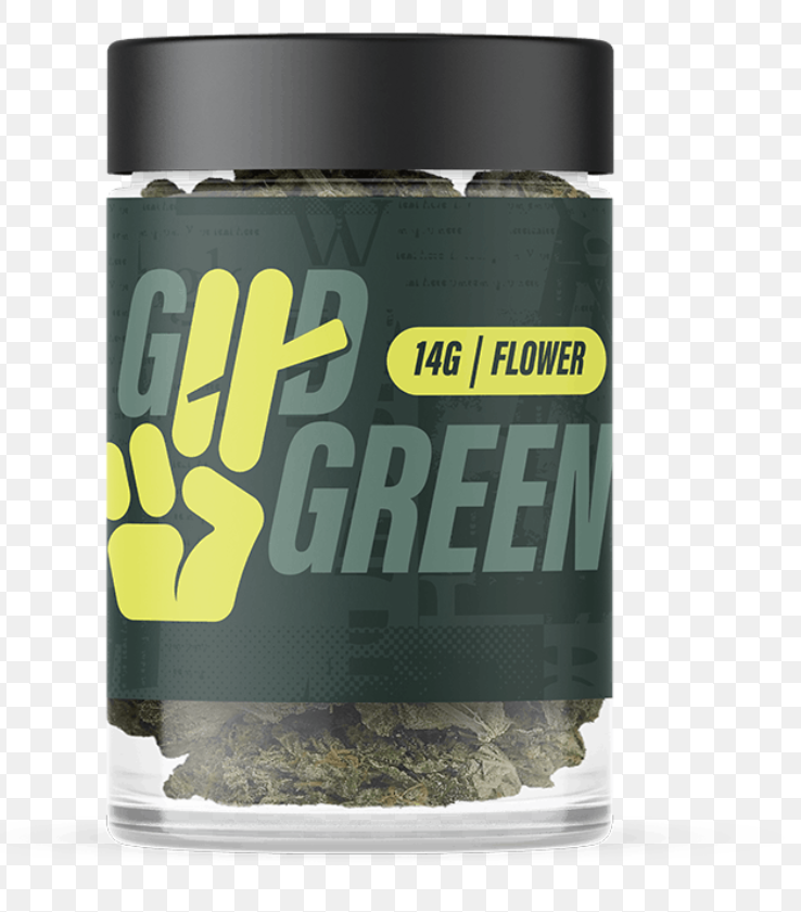 Photograph of product: GOOD GREEN GRINCH MINTS POPCORN 14G