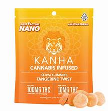Photograph of product: TANGERINE TWIST 100MG INFUSED GUMMIES - 100 MG