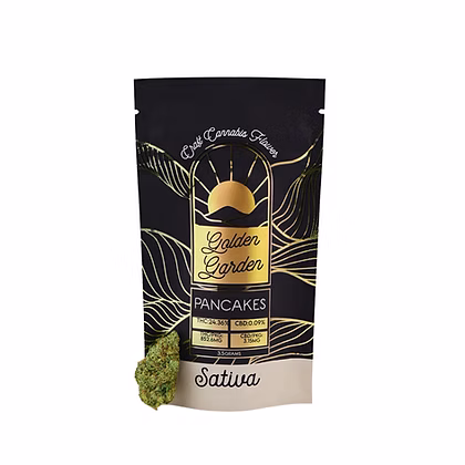 Photograph of product: Golden Garden | Pancakes | Flower | 3.5g