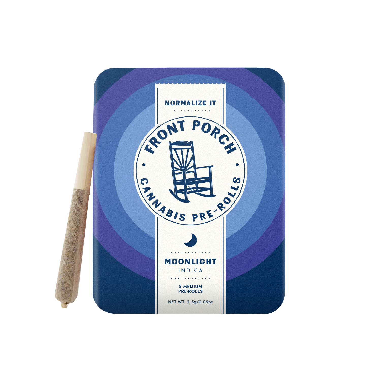 Photograph of product: Front Porch Hard Rocker (I) Infused Pre-Roll Multi-Pack 0.5g 5pk