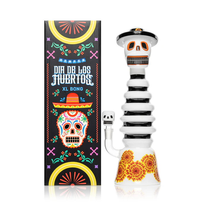 Photograph of product: HEMPER - Dia De Los Muertos XL Bong 13.2"