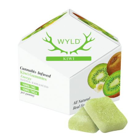 Photograph of product: WYLD - Kiwi (S) 100mg Gummies