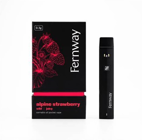 Photograph of product: Fernway Alpine Strawberry (S) Traveler Vape 0.3g