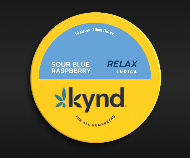 Photograph of product: Sour Blue Raspberry Gummies - 5MG 20PK (TAX INCLUDED)