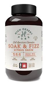 Photograph of product: High Desert Pure | Soak + Fizz - 1:1:1 - Citrus Snow