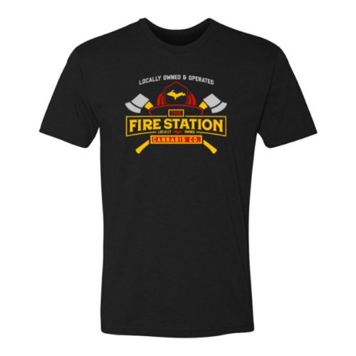 Photograph of product: TFS Apparel - T-Shirts The Fire Station Black T-Shirt Unisex XL