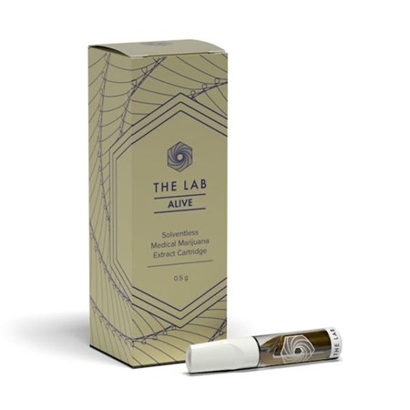 Photograph of product: The Lab Violet Fog Live Resin Vape Cartridge