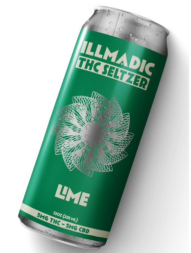 Photograph of Product: Illmadic | Lime HEMP DERIVED 5mg THC 5mg CBD