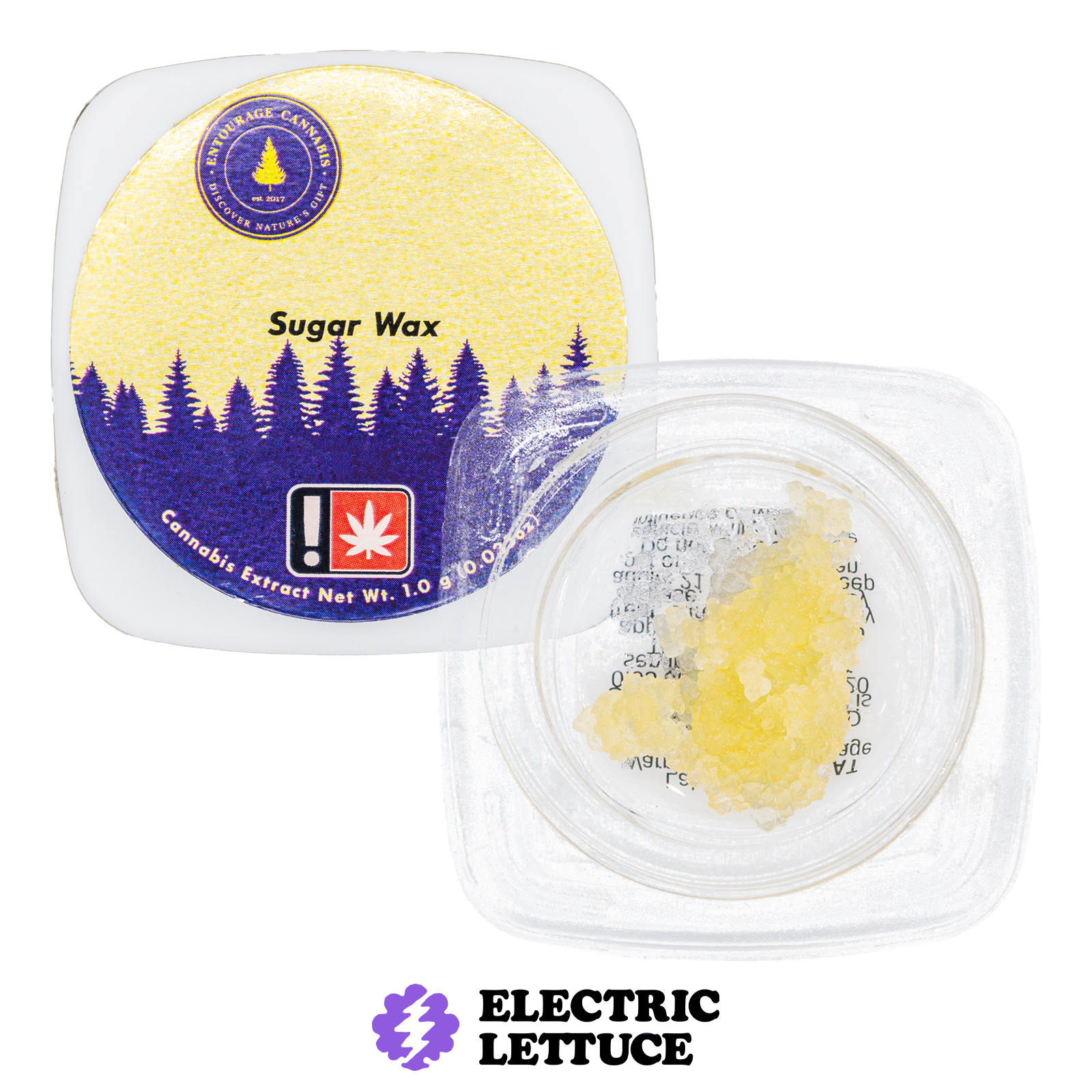 Photograph of product: Entourage Krypto Chronic Sugar Wax 1g