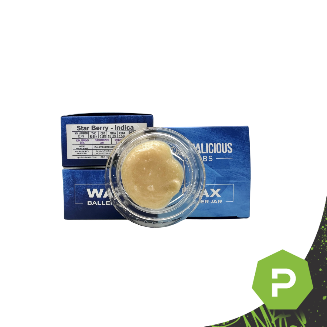 Photograph of product: Cannalicious Wax Bucket | Star Berry