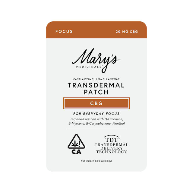Photograph of product: CBG Transdermal Patch - Patch