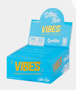 Photograph of product: Cookies King Size Ultra Thin Blue Papers | 33pk
