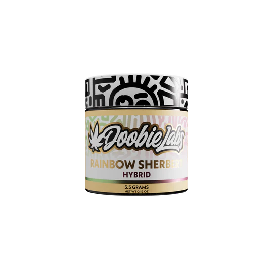 Photograph of product: Doobie Labs | Rainbow Sherbert | 3.5g