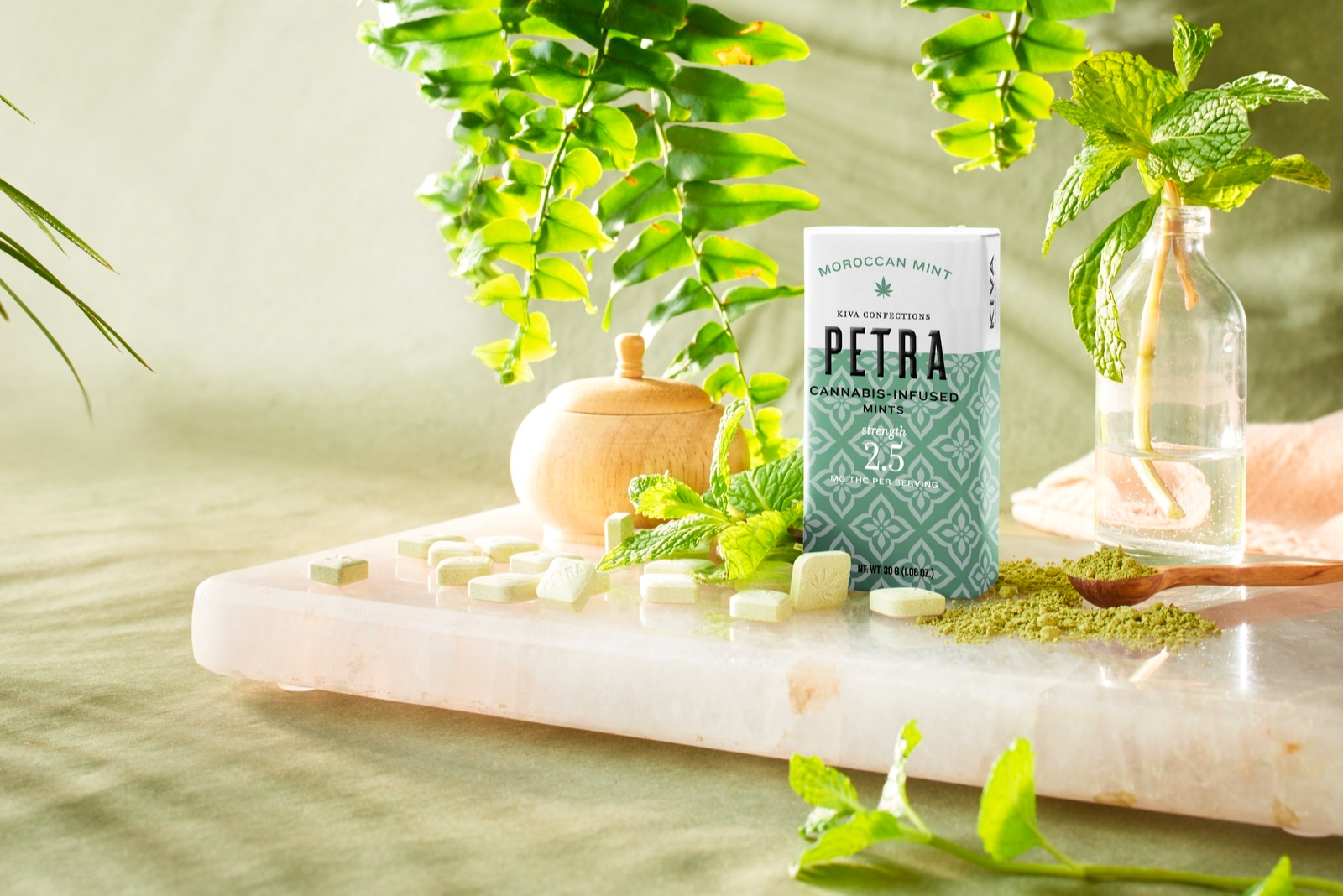 Photograph of product: Petra : Mints : Moroccan Mint : 100mg