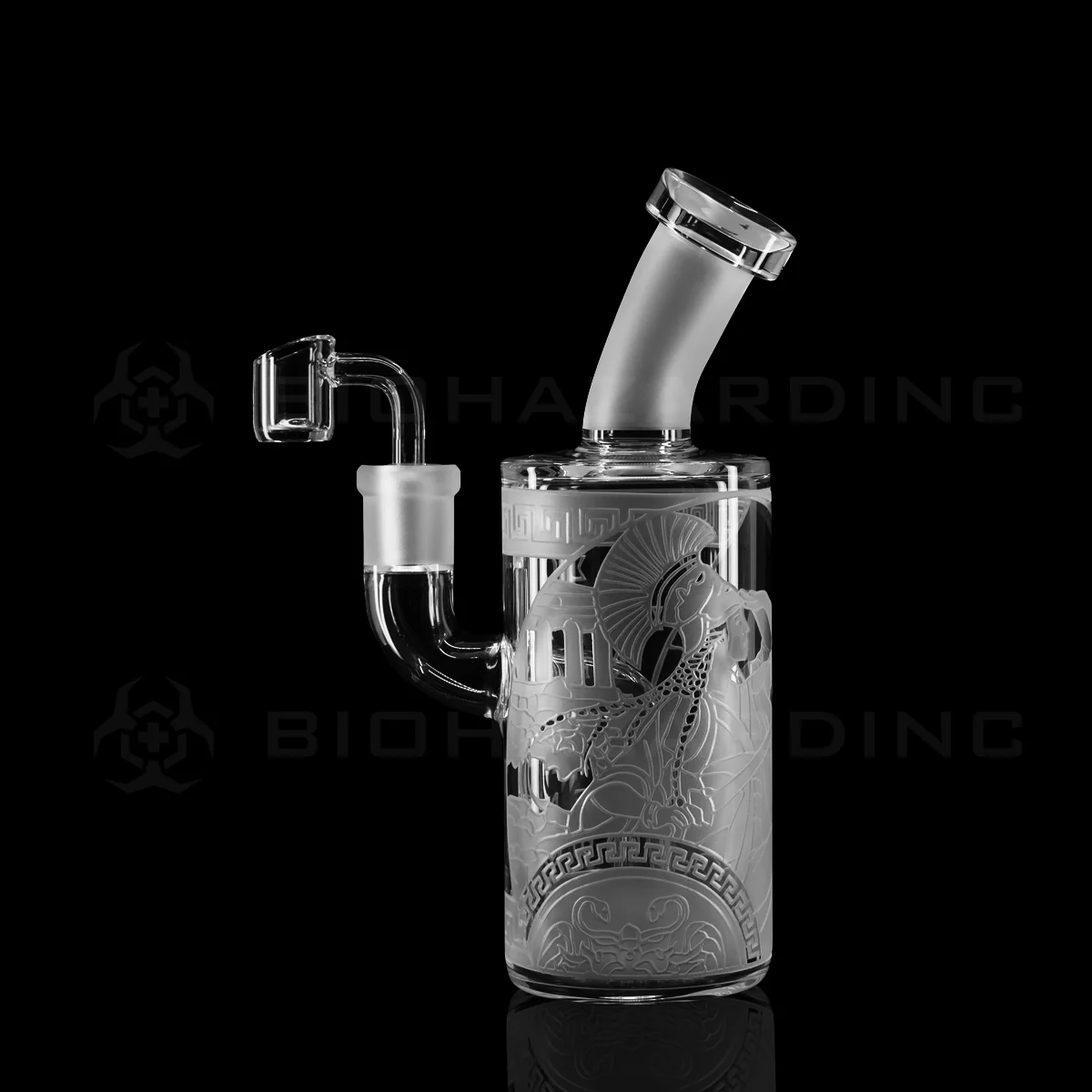 Photograph of product: 8" Deep Etched Dab Rig - Banger Hanger - Athena Design