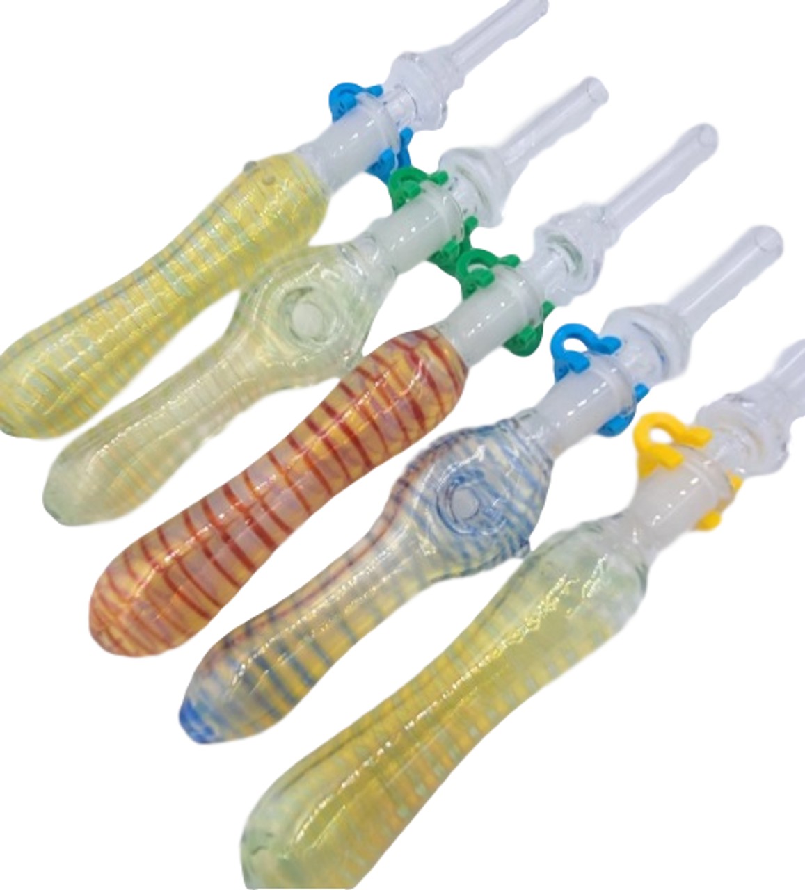 Photograph of product: LuvBuds | Glass Nectar Bubbler | 10mm Quartz tip