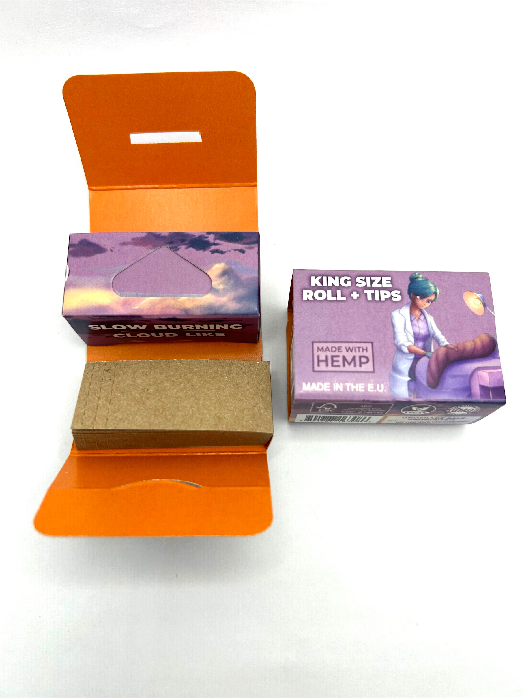 Photograph of product: High I'm Jane - 13FT Hemp King Size Slim - Hemp Rolling Paper