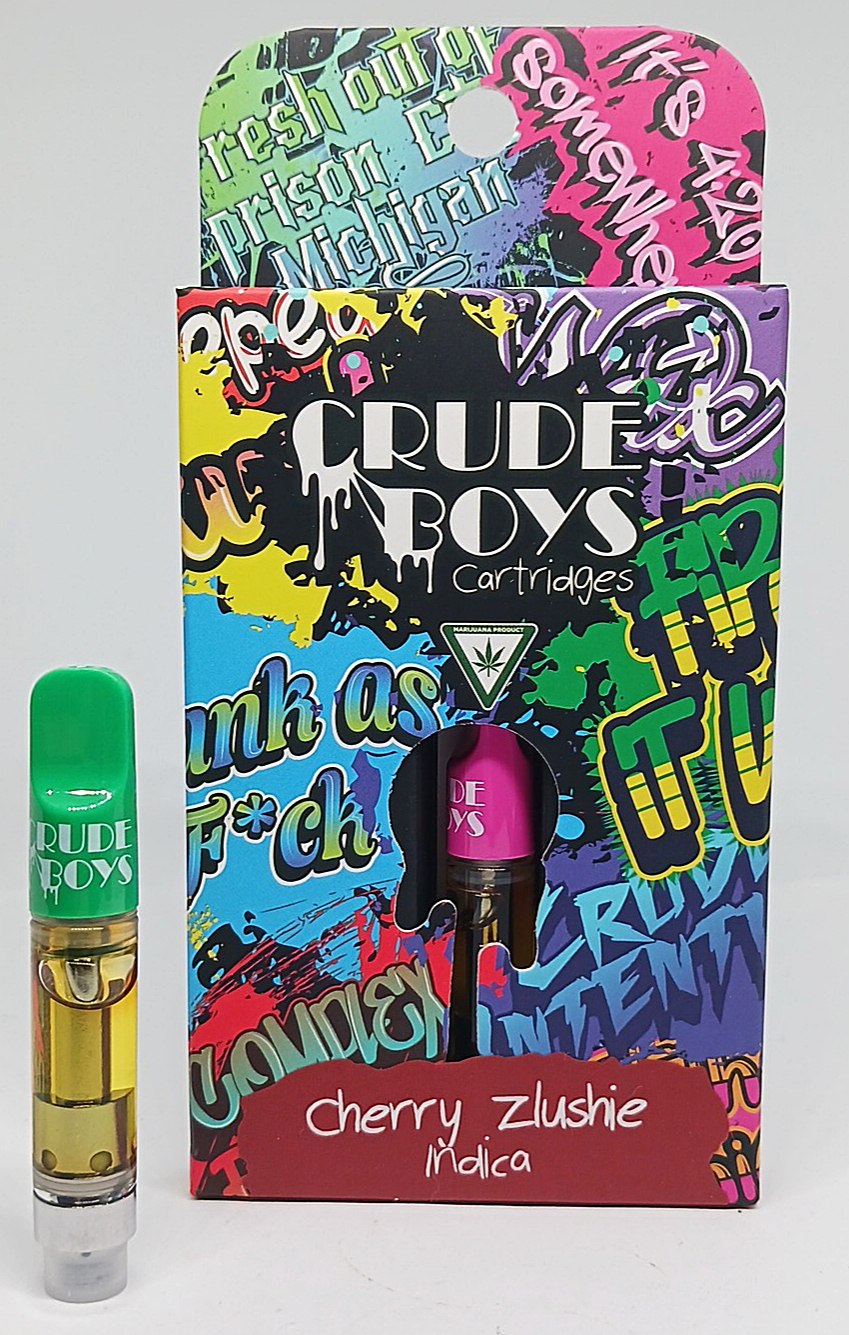 Photograph of product: Cherry Zlushie | 1g 510 Cart | Crude Boys