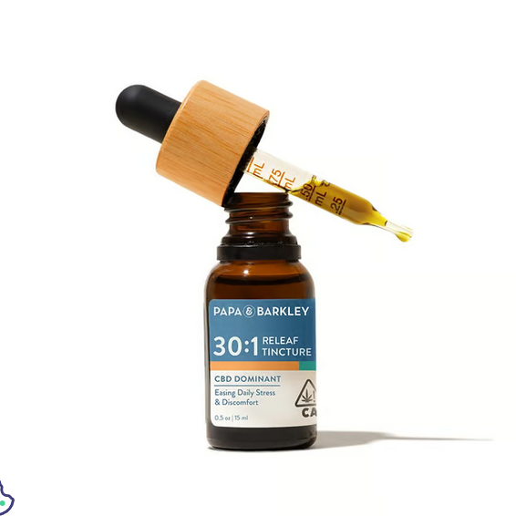 Photograph of product: [PAPA & BARKLEY] CBD TINCTURE - 30:1 - 15ML - RELEAF