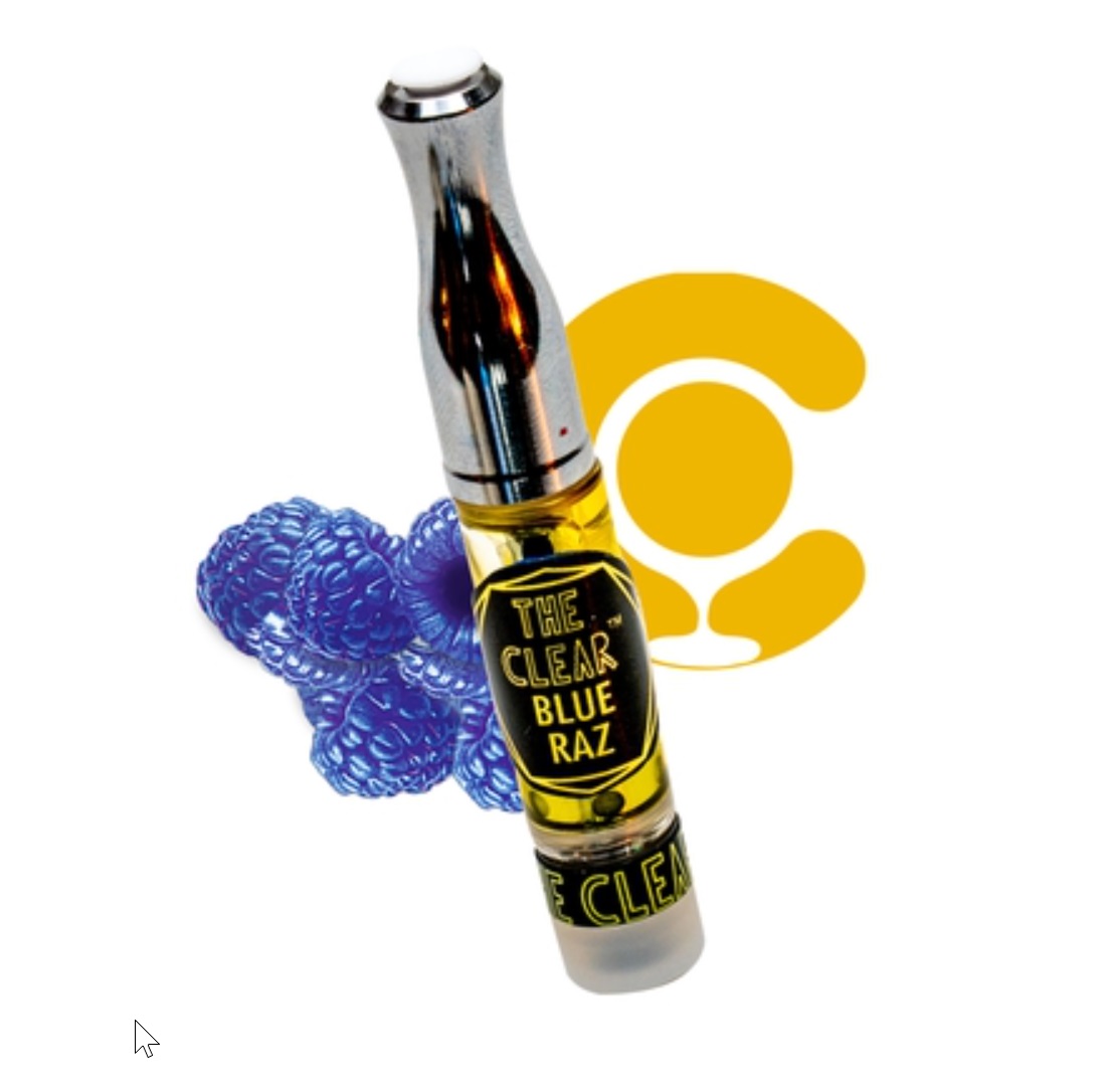Photograph of product: The Clear Elite Cartridge Blue Raz (H)