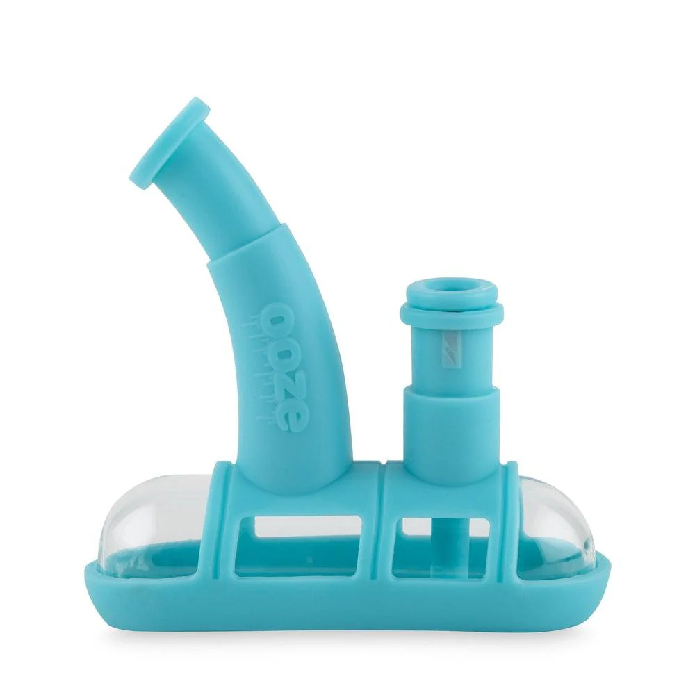 Photograph of product: Ooze | Water Pipe | Silicone Steamboat | Teal