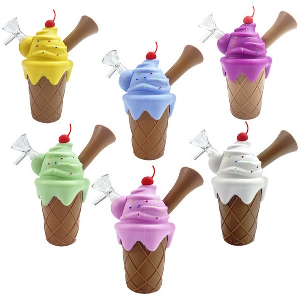 Photograph of product: 7" Silicone Ice Cream Pipe