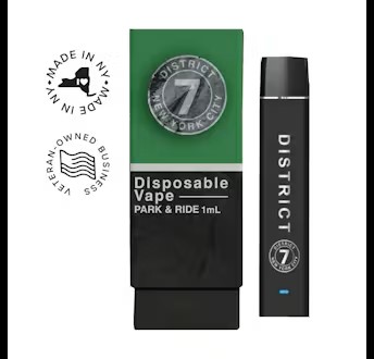 Photograph of product: District 7 | Gorilla Glue | Disposable Vape