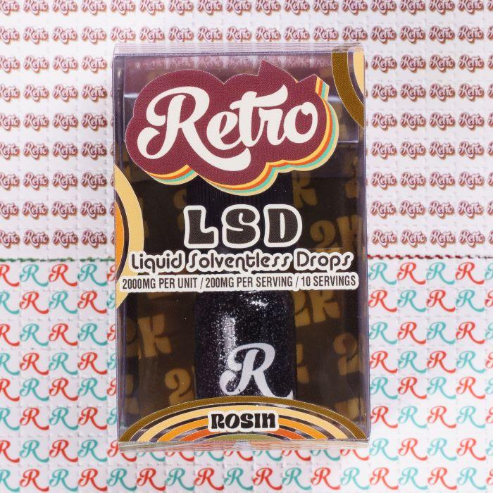 Photograph of product: Retro Liquid Solventless Drops | 2,000mg TH-oui