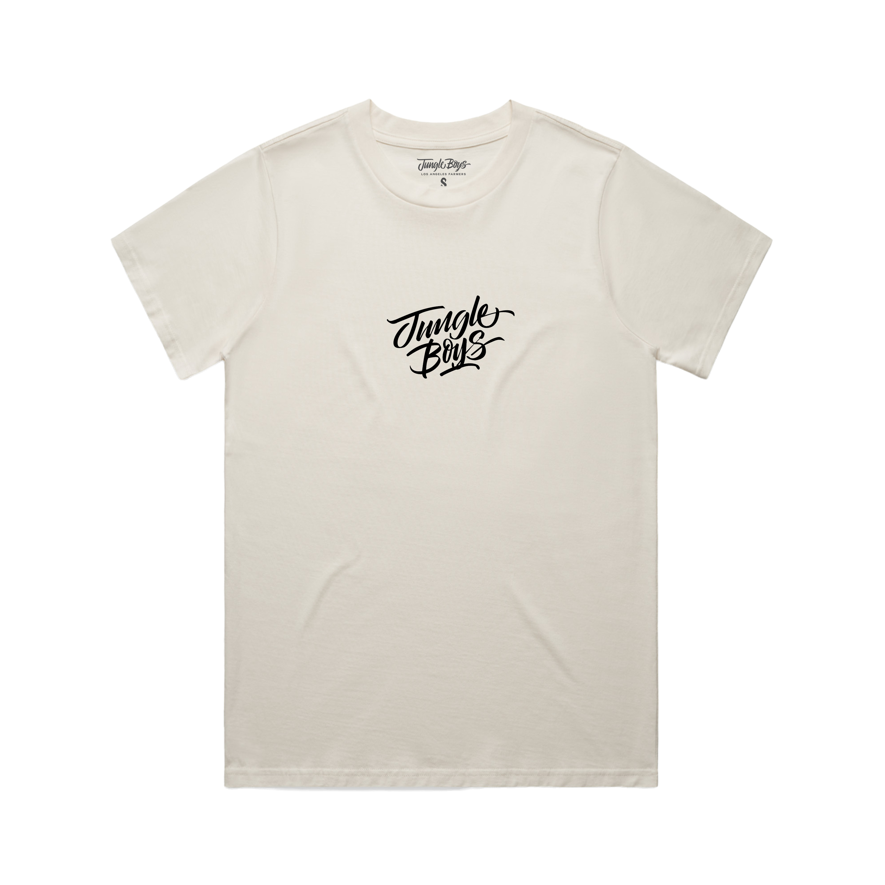 Photograph of Product: Jungle Boys Clothing | Women's Stacked Center Tee (Bone)