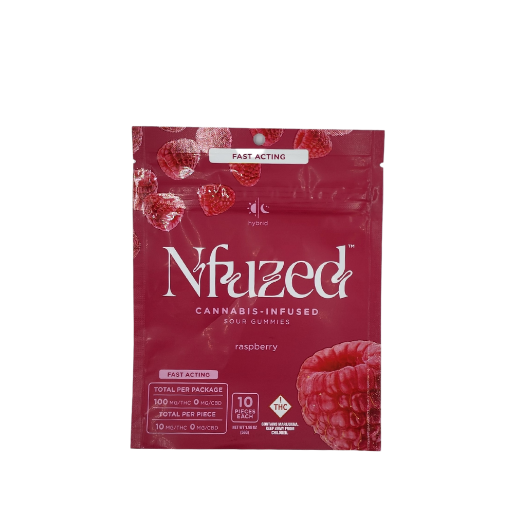 Photograph of Product: NFuzed Gummies Fast Acting Raspberry (H) 100mg