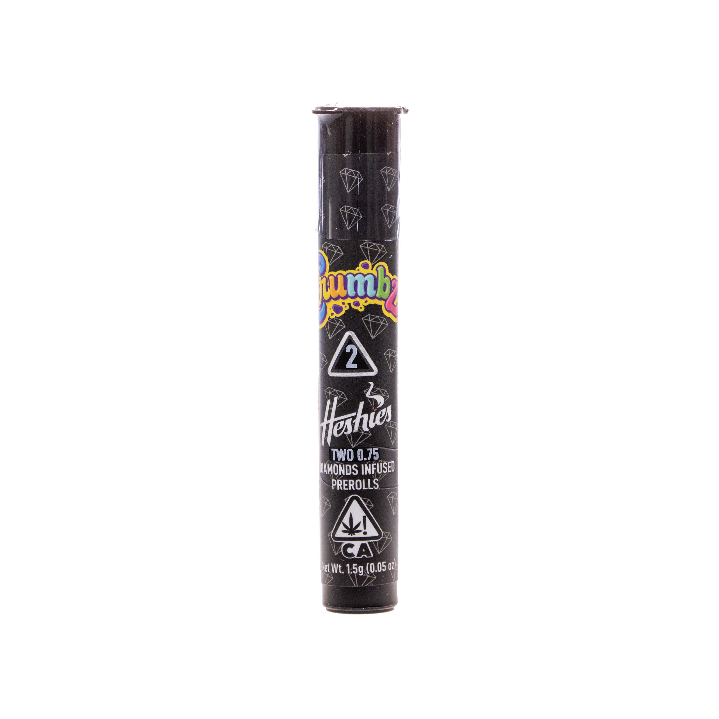 Photograph of product: Crumbz | Granddaddy Purple Infused Pre-roll Pack (1.5g)