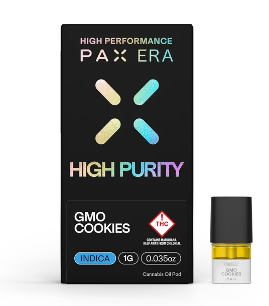 Photograph of product: PAX GMO Cookies Oui'd High Purity Pod 1000mg