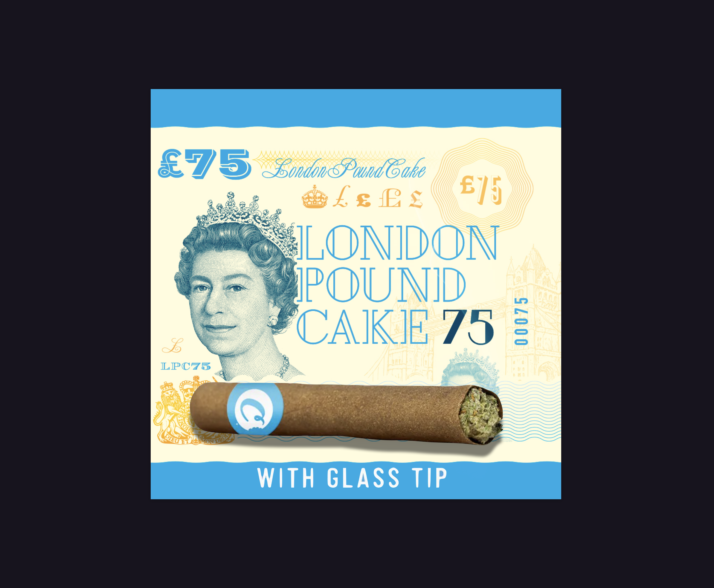 Photograph of product: Cookies Blunt | London Pound Cake