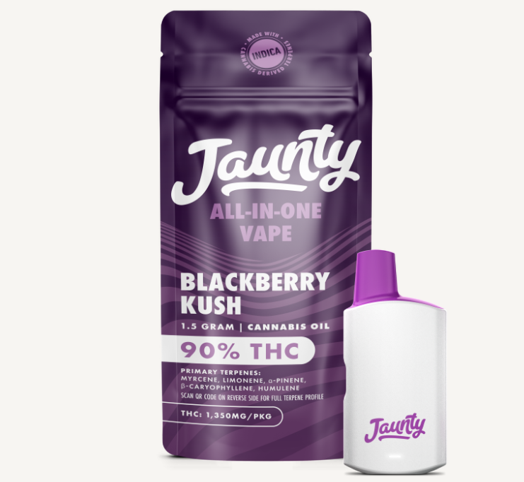 Photograph of product: Jaunty - BlackBerry Kush - AIO Palm