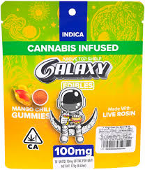 Photograph of product: Galaxy Live Rosin Edibles Mango Chili 100mg