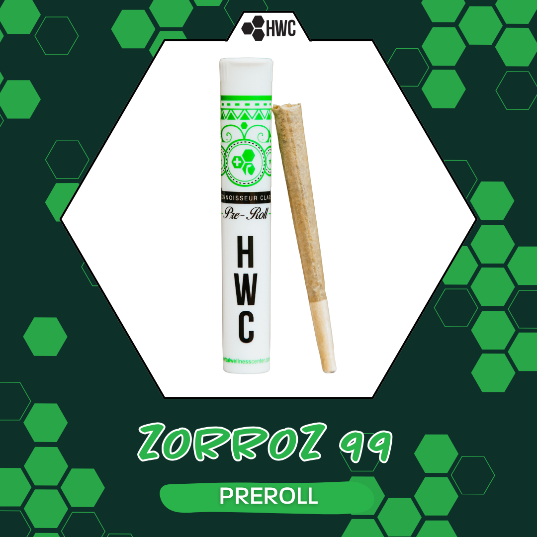 Photograph of product: Pre-Roll - Zorroz 99 - 1g