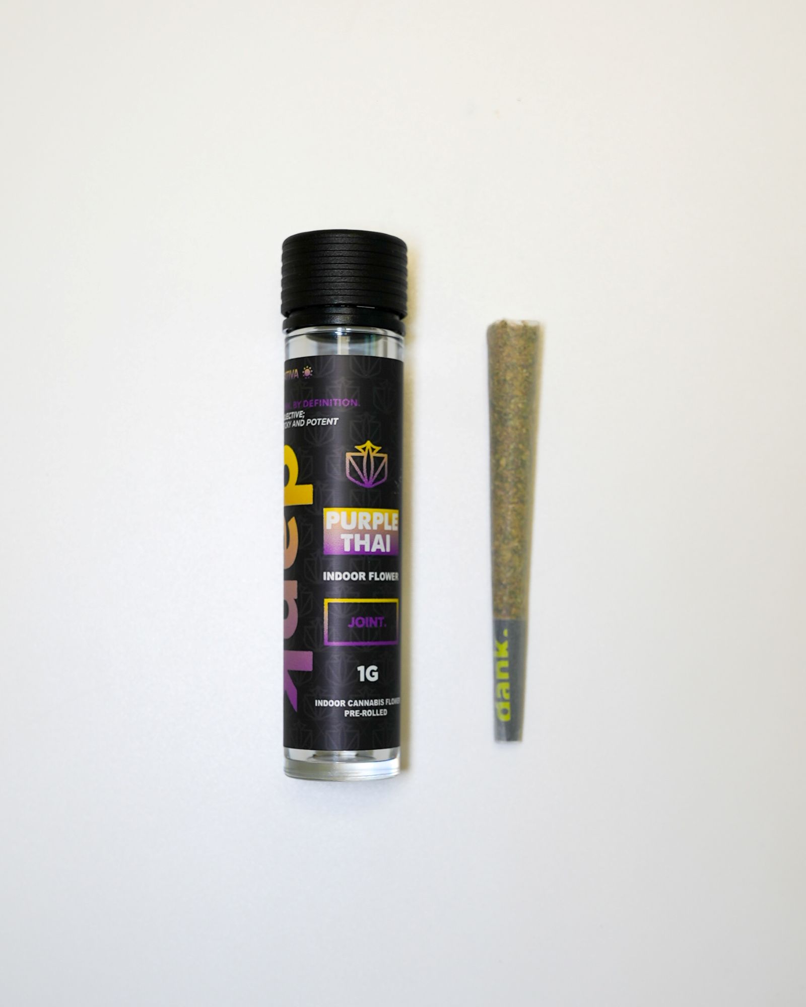 Photograph of product: Dank | Pre-Roll | Purple Thai