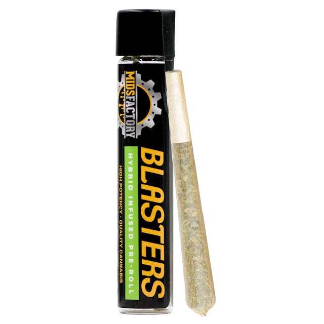 Photograph of product: Carbon Fiber x Gruntz Blaster (H) - Infused Pre Roll 1.5g - Carbon Fiber x Gruntz (H)