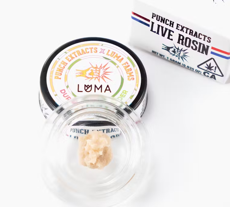 Photograph of Product: Durban Lime (Tier 2) Cold Cure Live ROSIN Badder 1g - Punch Extracts