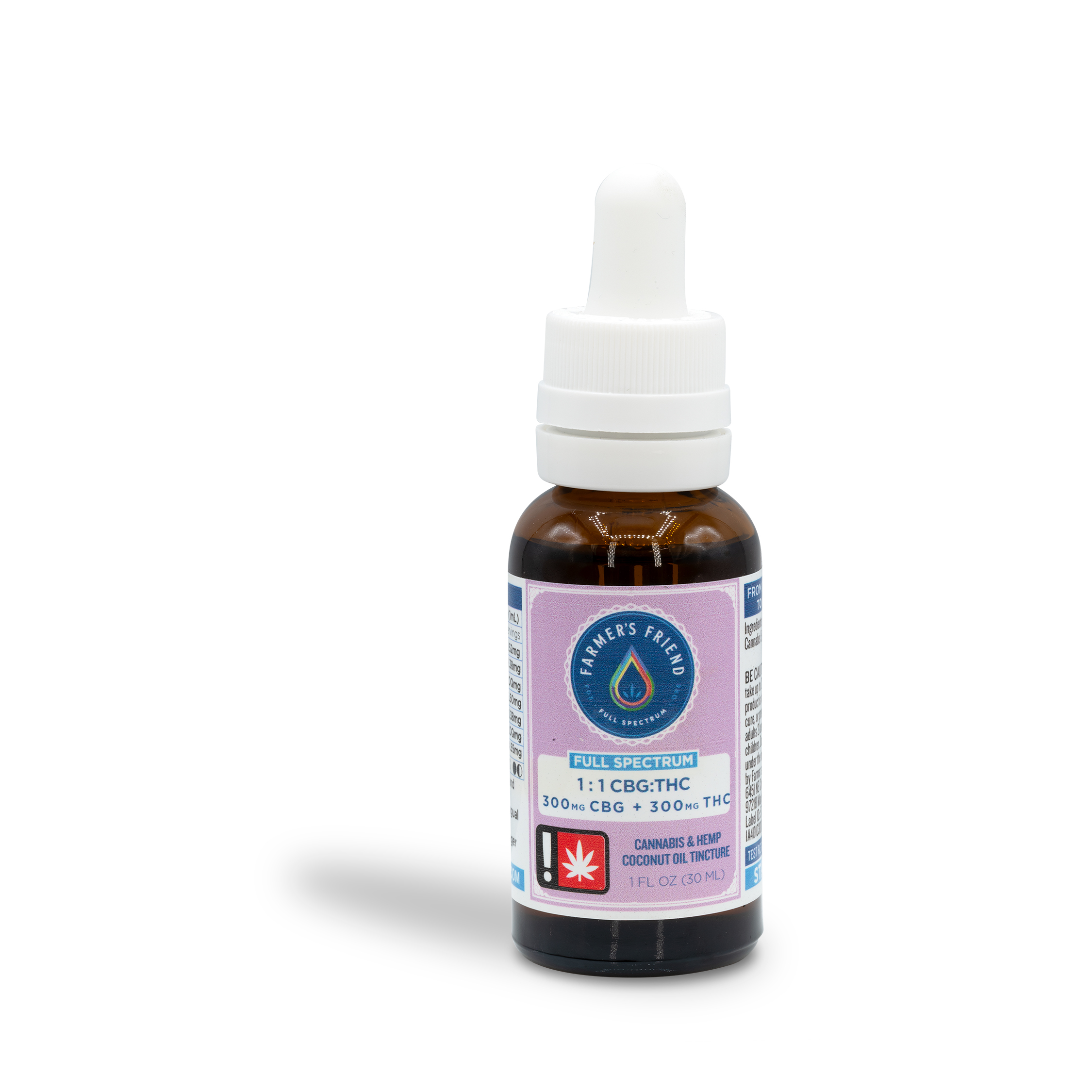 Photograph of product: Farmer's Friend - 1:1 CBG:TH-oui Tincture
