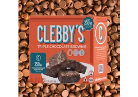 Photograph of product: Tincture | Clebby's | Triple Chocolate Brownie | 250mg