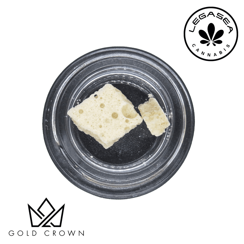 Photograph of product: Gold Crown x LegaSea - 1g Crumble - Zlushies