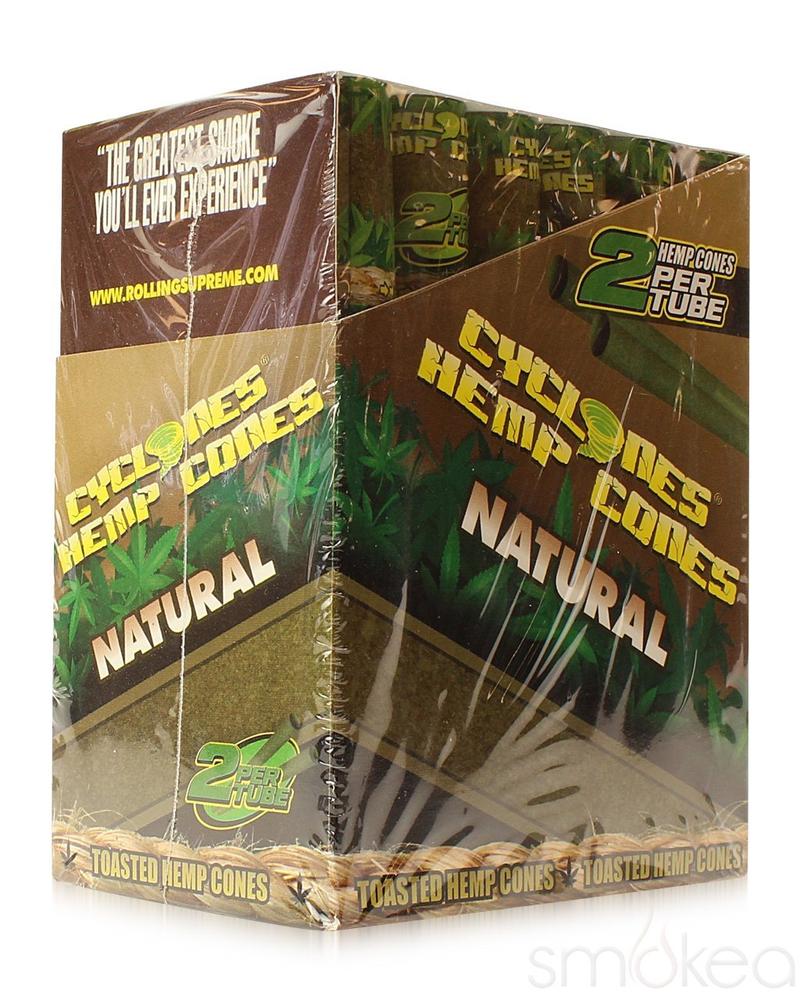 Photograph of product: Cyclones | Natural | Pre-Rolled Transparent Cones