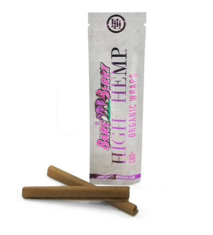 Photograph of product: High Hemp | Bare Berry | Organic Wraps | 2pk