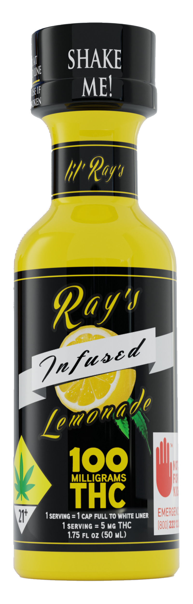 Photograph of product: Ray's Infused Lemonade - 100mg Lil' Ray - Original Lemonade
