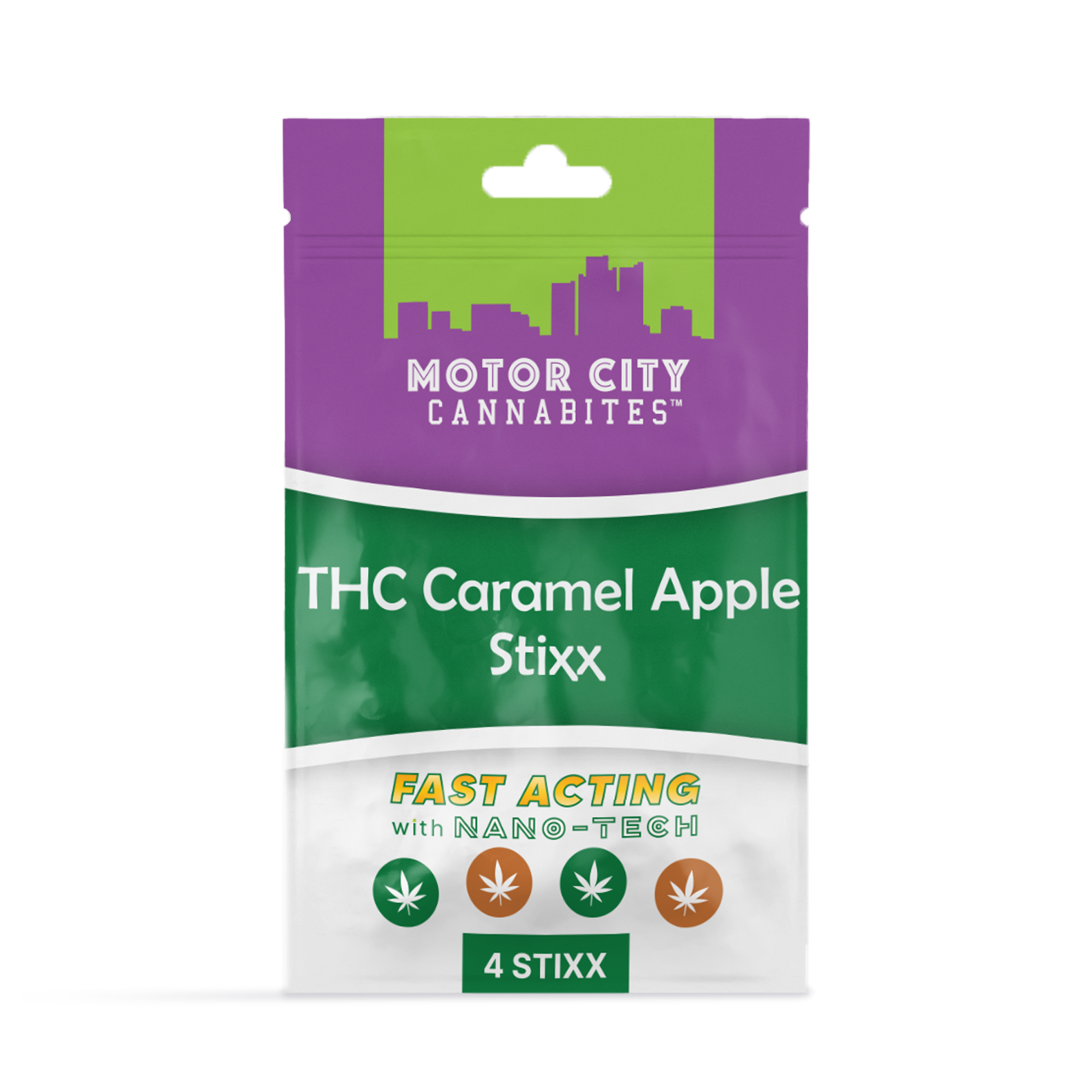 Photograph of product: Motor City Cannabites | Caramel Stixx | 200mg TH-oui Suckers