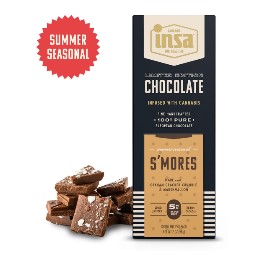 Photograph of product: S'mores Chocolate Bar | 100mg
