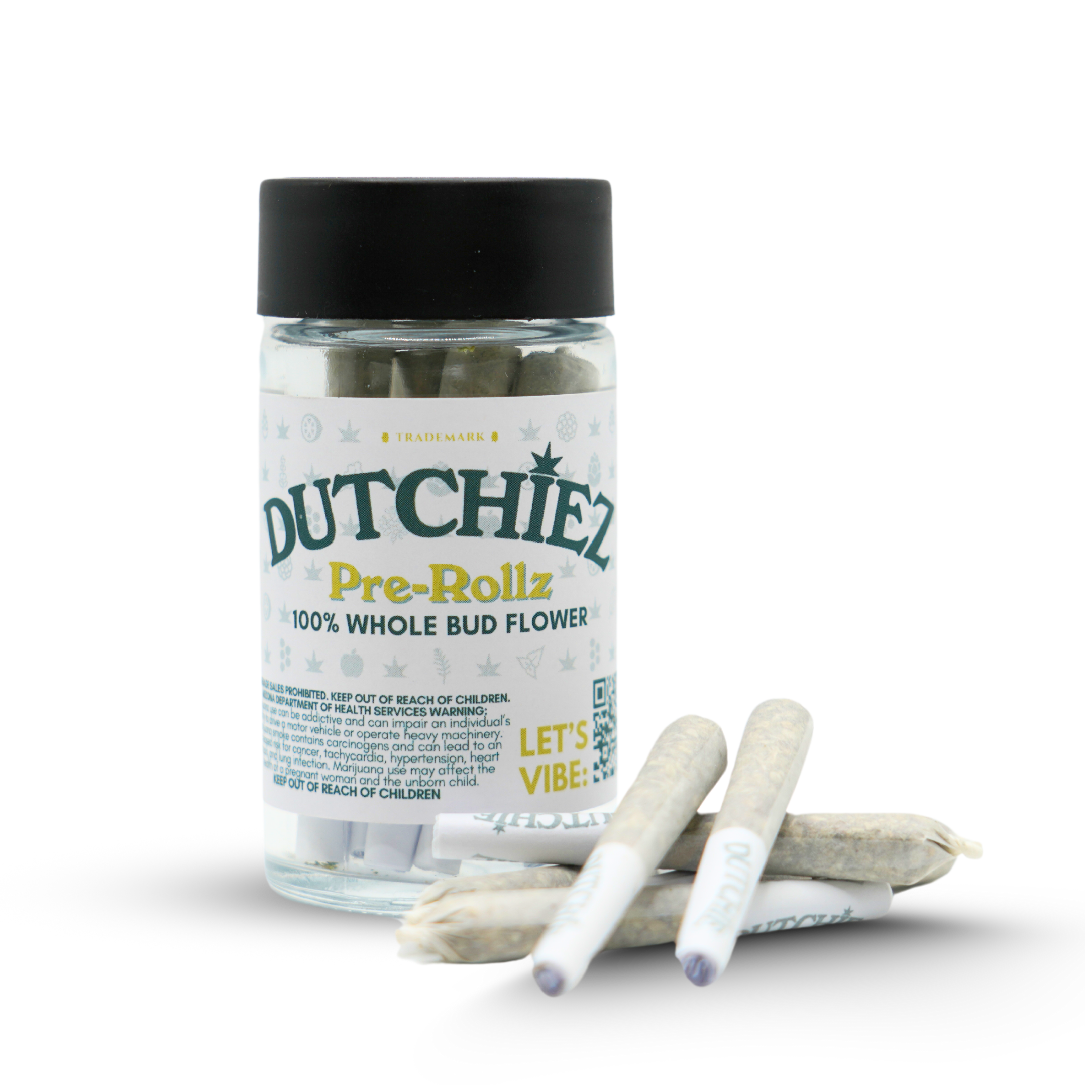 Photograph of product: DUTCHIEZ - PREROLL - 0.5G - 6PK - XXX OG - Oui'd