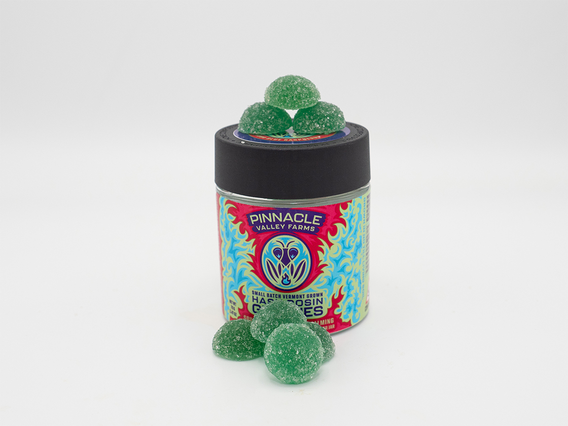 Photograph of product: Sour Blue Raspberry - au chocolat Rosin Gummy - 5mg(20ct.)
