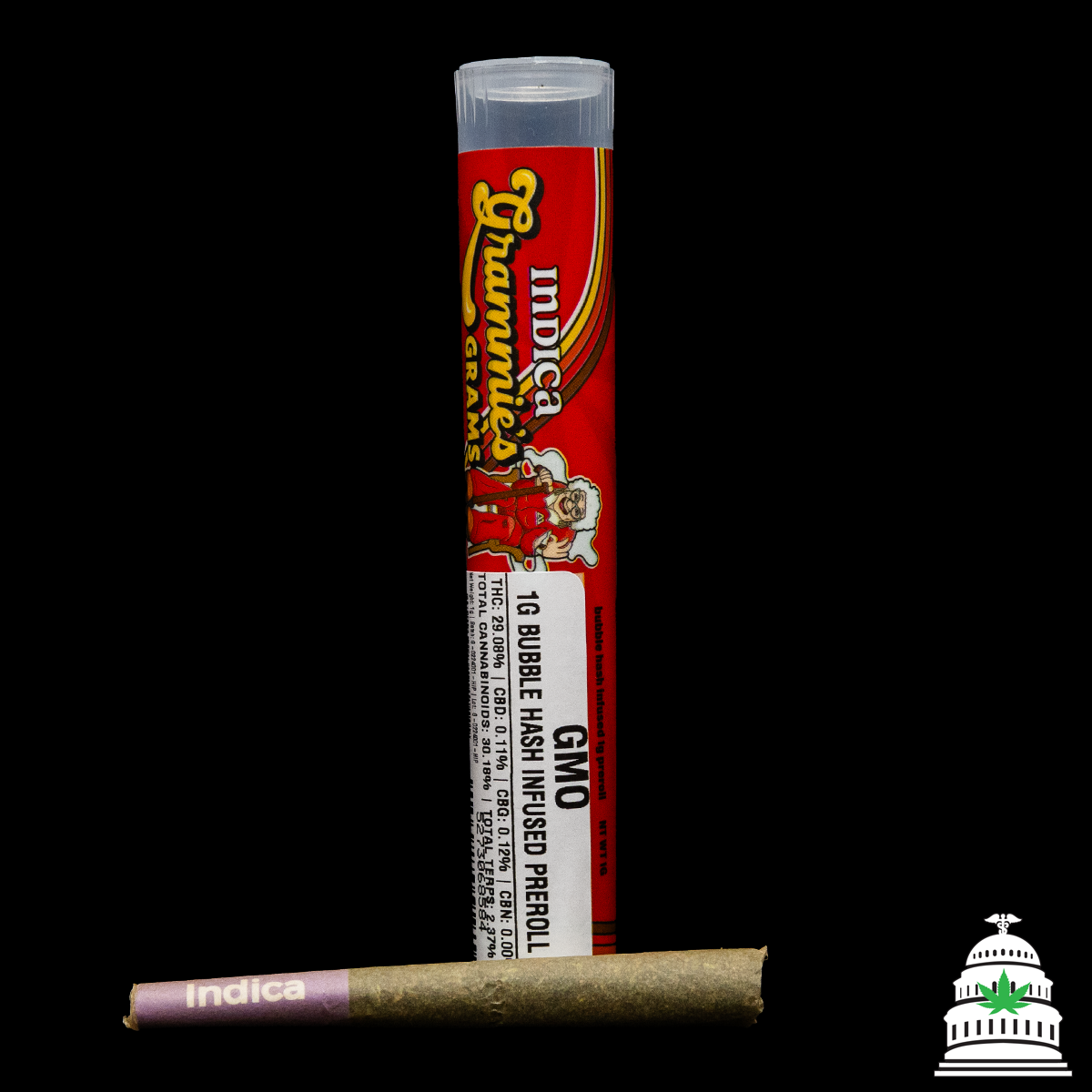 Photograph of product: GMO - Method Infused Pre-Roll